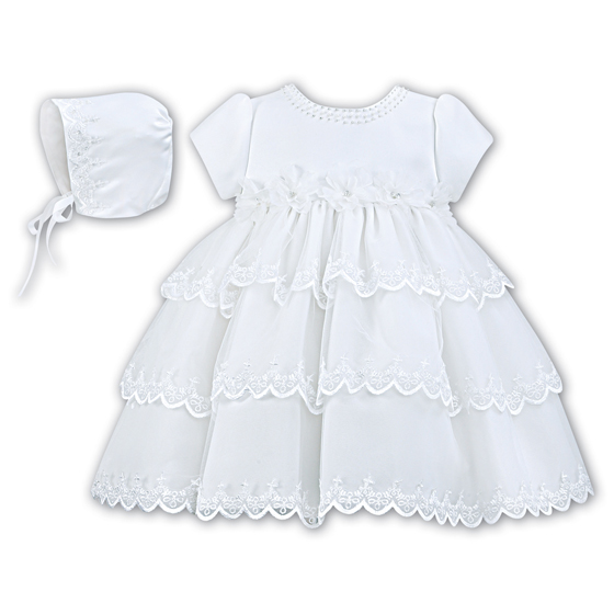 Sarah Louise Ceremonial Ballerina Length Christening Party Dress 001150